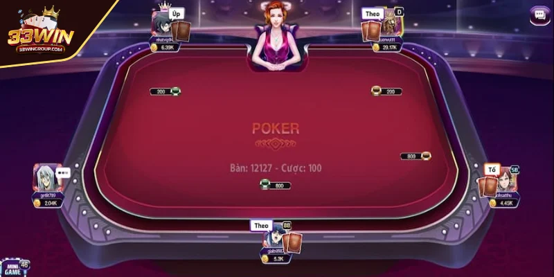 Quy tắc chung khi chơi Poker 33WIN